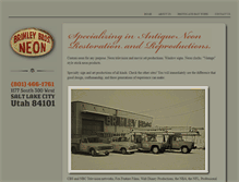 Tablet Screenshot of antiqueneon.com